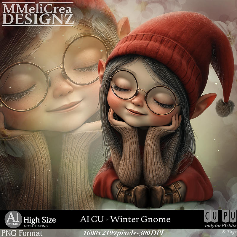 (image for) AI - CU Winter Gnome (CU4PU/PNG)